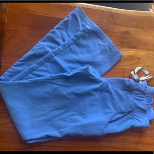 Figs ciel blue Kade cargo scrub pants